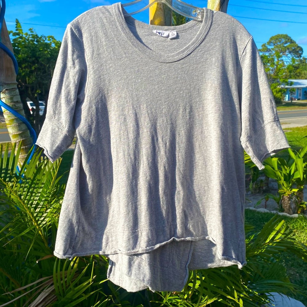 WILT Gray Short Sleeve T-shirt, Sz XS